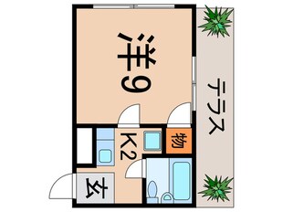 オージー石川橋の物件間取画像